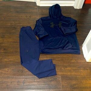 Under Armour Dark Blue Hoodie and Pants Set